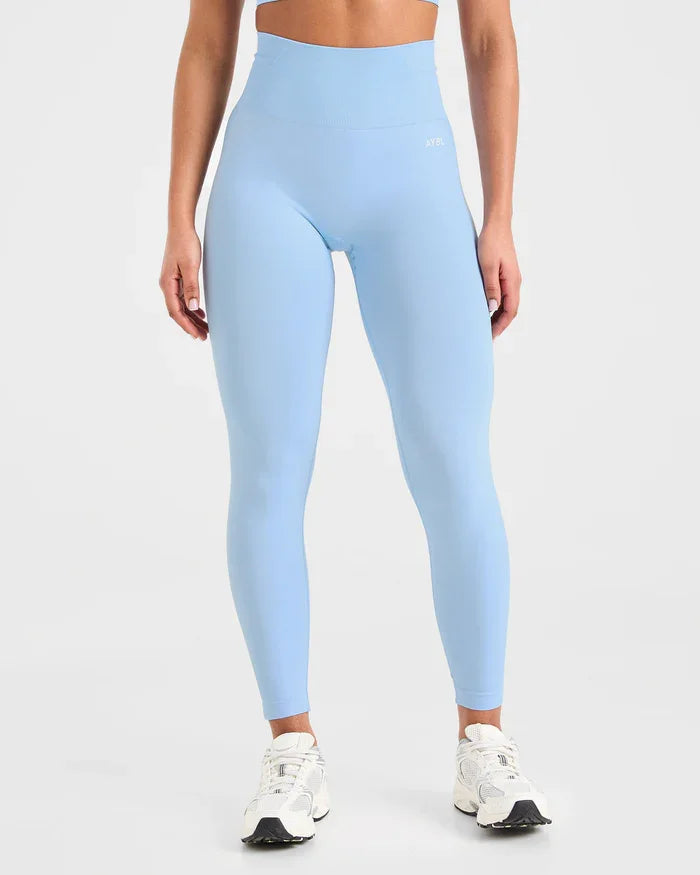 Trendy Leggings Scrunch Seamless Yoga Women Legging Gym Sports Pants Low Ribbed Band High Stretch Fitness Tights Pant