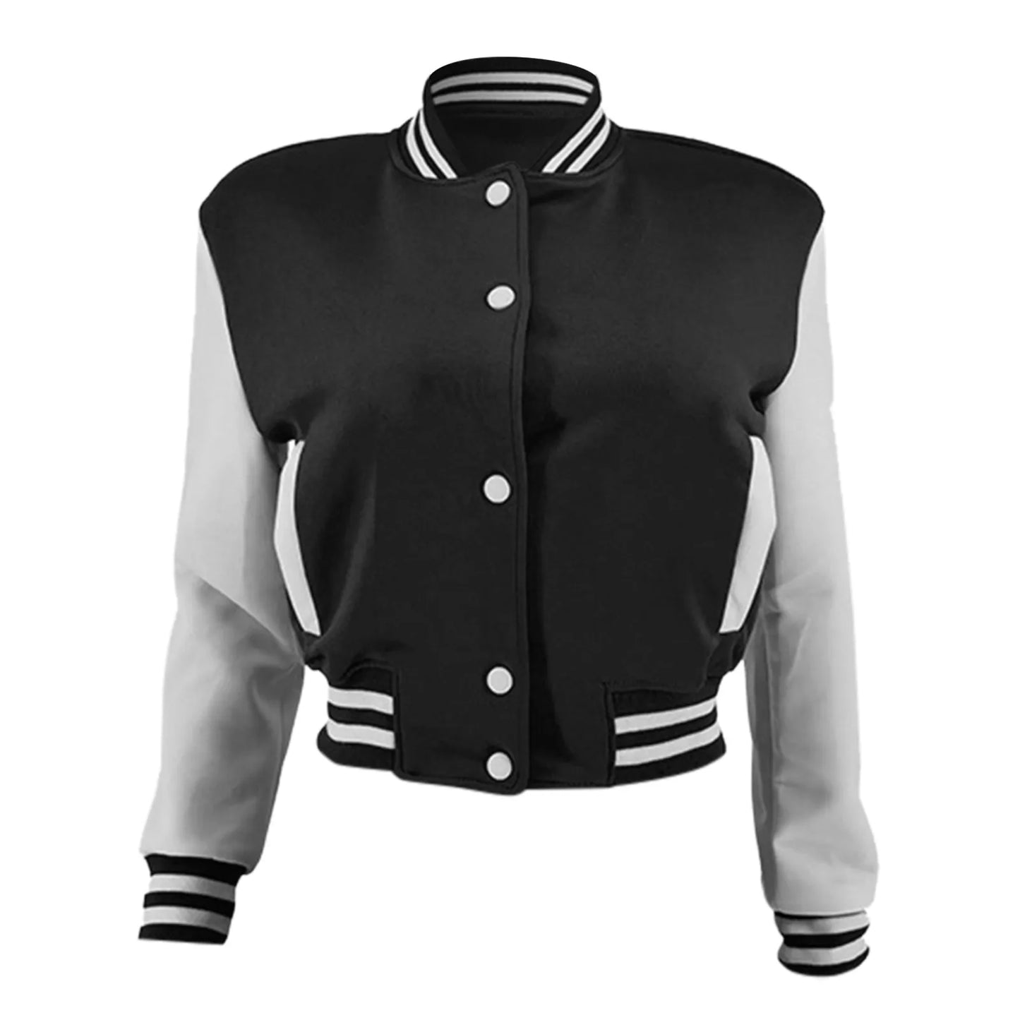 Cappotti da baseball Y2K Moda Autunno Giacche corte da donna 2023 Cappotto corto con bottoni patchwork Giacca bomber streetwear Chaquetas