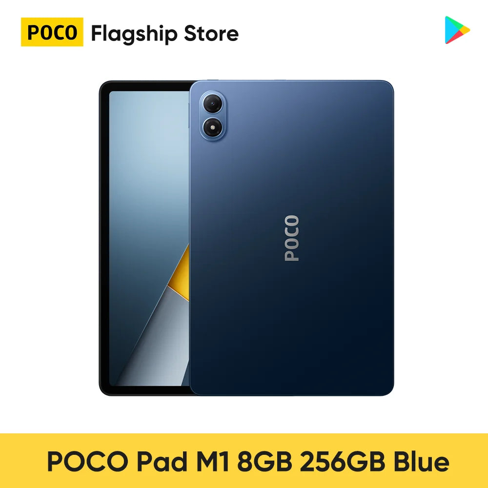 Nuovo tablet POCO Pad M1 versione globale con Snapdragon 7s Gen 4, display da 12,1" a 120Hz con risoluzione 2.5K, batteria da 12000 mAh con ricarica rapida da 33 W, 8 GB di RAM e 256 GB di memoria interna.