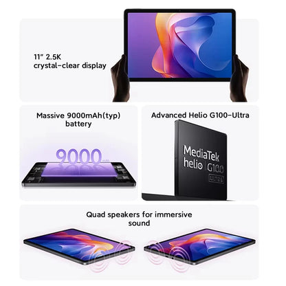 Xiaomi Redmi Pad 2 4GB/128GB 6GB/128GB 8GB/256GB EU Batteria da 9000 mAh 11" 2.5K WiFi Versione Globale Tablet PC