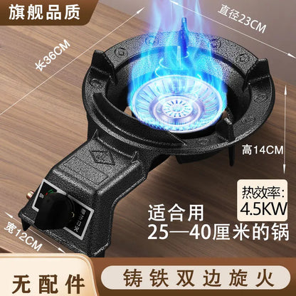 Cucina domestica Energia Fierce Stufa Ristorante commerciale Risparmio energetico Stufa a gas Alta temperatura Stufa singola
