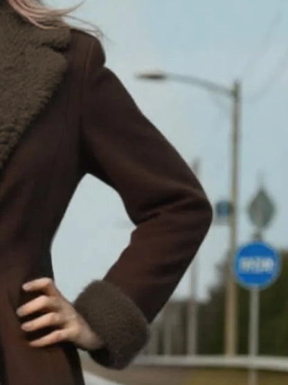 Women's Thickened Warm Winter Cotton Coat Single-Breasted Fleece Fashion Cotton Jacket for Commuting Wear Cotton Coat