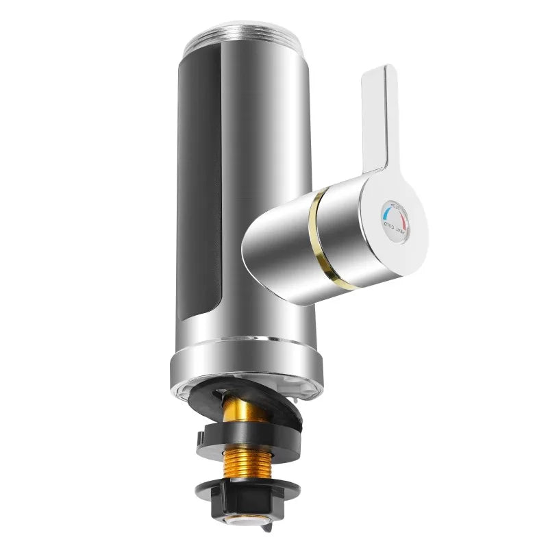 Scaldabagno istantaneo da 3000 W, scaldabagno senza serbatoio, rubinetto elettrico per acqua calda da cucina, riscaldamento per bagno, rubinetto in acciaio inossidabile