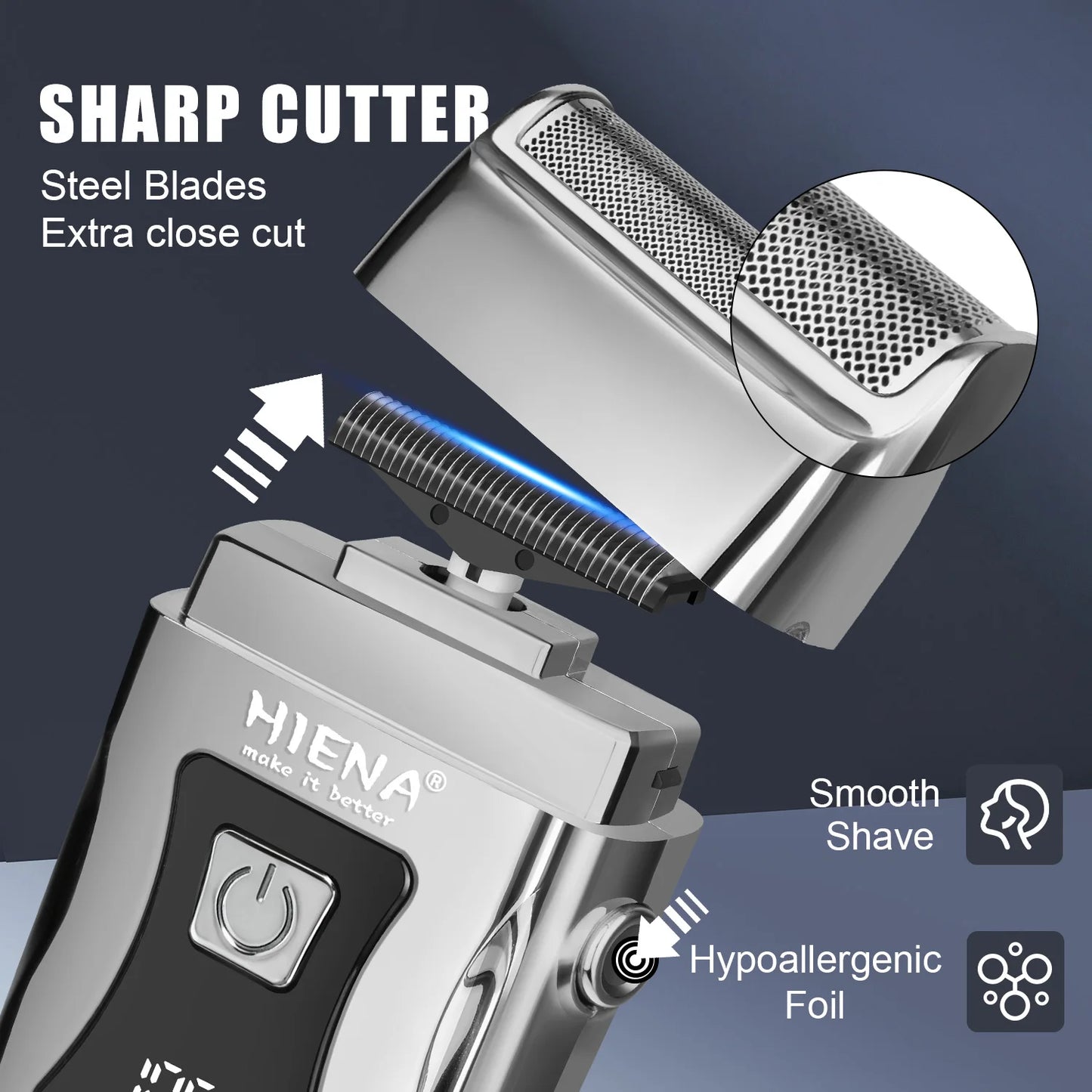 Shaving Machine Finishing Fades mini single blade cordless beard trimmer razor rechargeable foil electric face body shaver for