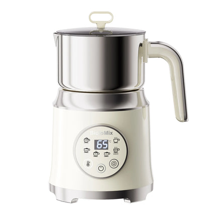 BioloMix 7 in 1 Steamer, montalatte elettrico staccabile, schiumatore automatico caldo/freddo per caffè e cioccolata calda, lavabile in lavastoviglie
