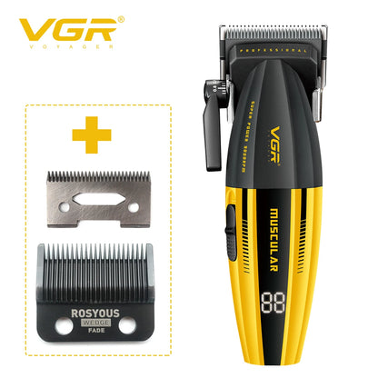 VGR Professional Clippers Adjustable Haircut Machine 9000RPM Hair Clipper Cordless Hair Trimmer Electric Hair Clippers Men V-285