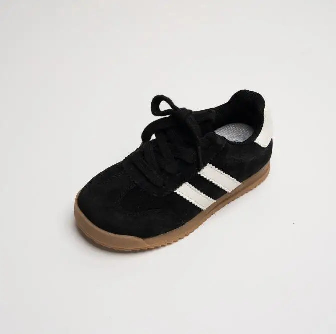 Nuove scarpe casual per bambini primavera autunno, maschietti e femminucce, scarpe di qualità in vera pelle di maiale, scarpe morbide per camminare.