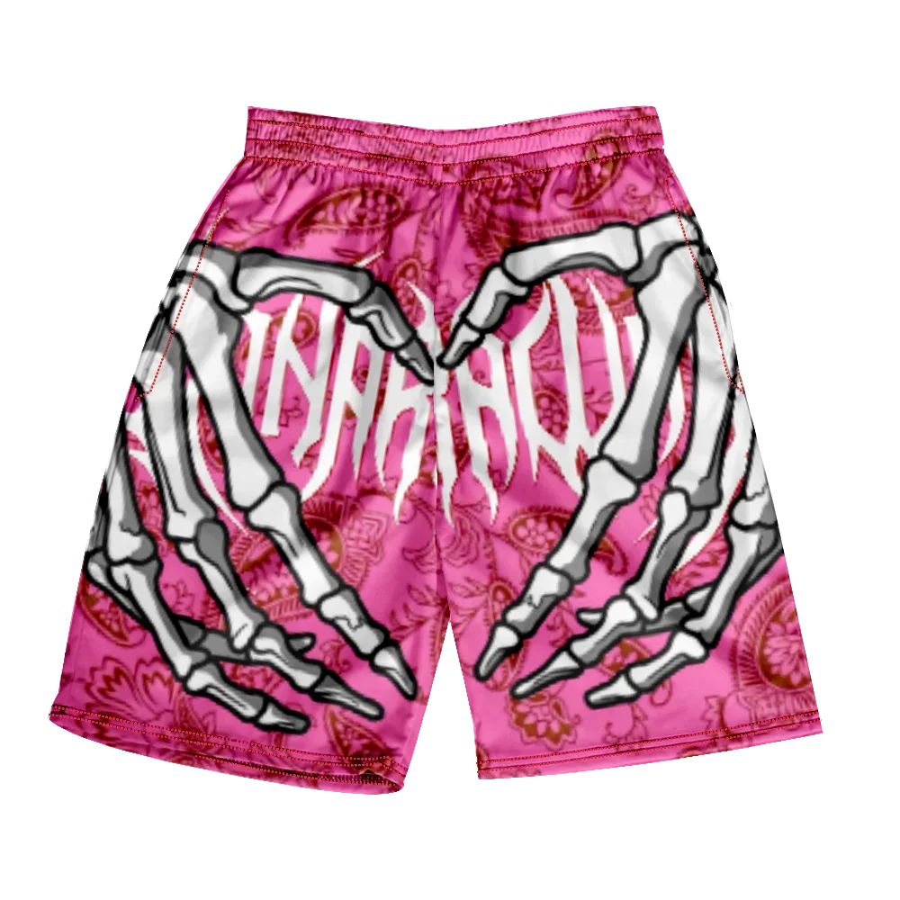 Pantaloncini da spiaggia classici estivi 2024 con teschio, nuovi modelli alla moda con stampa di mano scheletrica, pantaloncini da palestra per uomo e donna, ad asciugatura rapida, pantaloncini da ghiaccio.