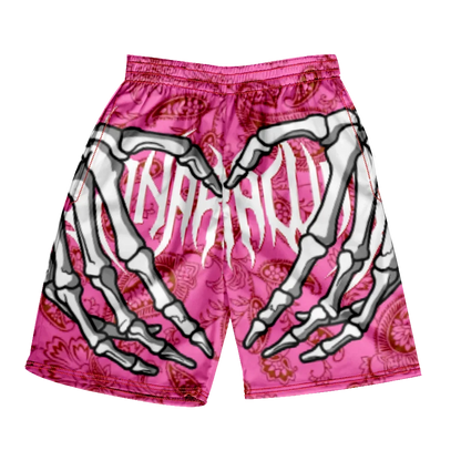 Pantaloncini da spiaggia classici estivi 2024 con teschio, nuovi modelli alla moda con stampa di mano scheletrica, pantaloncini da palestra per uomo e donna, ad asciugatura rapida, pantaloncini da ghiaccio.
