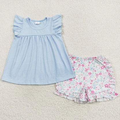 Saldi imperdibili Abiti estivi per bambine Completi estivi alla moda per bambini Abiti da boutique per bambine Abbigliamento carino per bambine piccole Completo a maniche corte