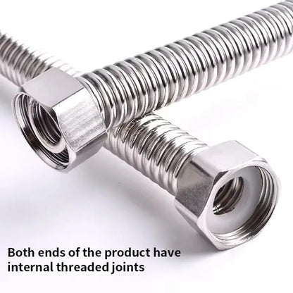 20 to 200CM 304 Stainless Steel Basin&Toilet G1/2 Inch Plumbing Hose,Bathroom Heater Connect High Pressure Explosion-proof Pipes