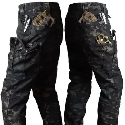 Tactical Waterproof Men Camo Set Soft Shell Fleece Winter Combat Suit Windbreak Warm Multi Pocket Outdoors Training Uniform