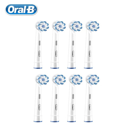 Oral-B EB60 Sensi Ultrathin Replacement Electric Toothbrush Heads Clean and Care Sensitive Original Refill Tooth Brush for Adult