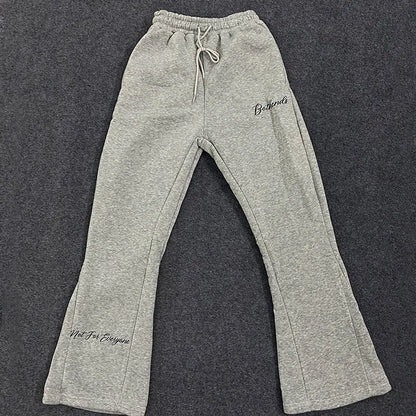 2000s Casual Women Personalized Straight Pants American Street Simple Leisure Sports Fashion Trend Letter Printing Sweatpants