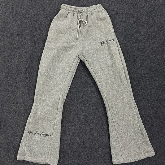 2000s Casual Women Personalized Straight Pants American Street Simple Leisure Sports Fashion Trend Letter Printing Sweatpants