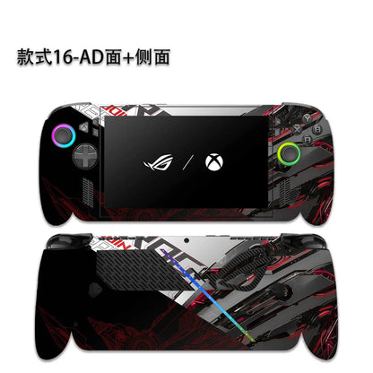 Pellicola protettiva pretagliata 1x Parte superiore + 1x Parte posteriore + Lati per Asus ROG XBOX ALLY X 7" Gen 2025 2024 2023