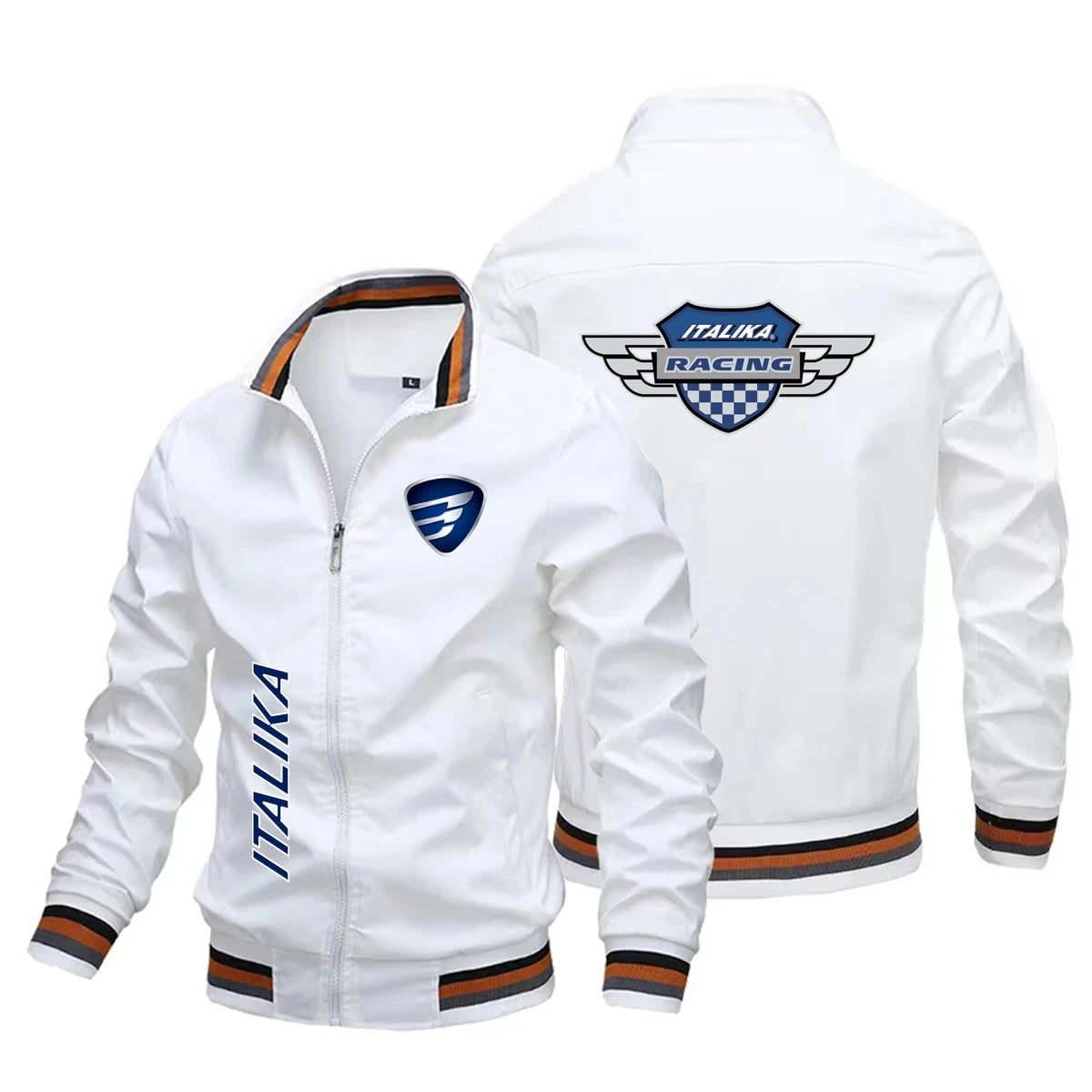 Giacca da corsa ITALIKA con logo da motociclista alla moda, giacca sportiva antivento da ciclismo, abbigliamento da uomo, giacca copribici hip-hop