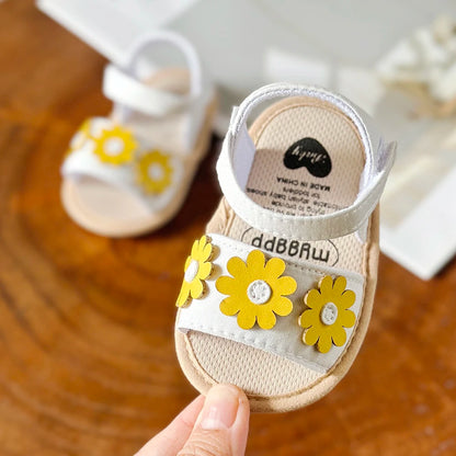 Sandali estivi per neonate, scarpe per neonati e bambini piccoli, primi passi, scarpe da culla.