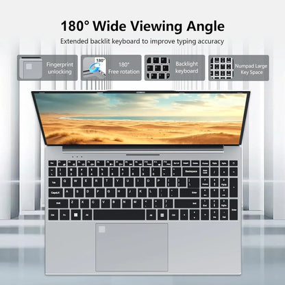 Laptop da gioco da 15,6 pollici Intel Core i9 10980HK Windows 11 16GB DDR4 1TB 2TB SSD Ufficio Studio Business Laptop PC Gamer Computer