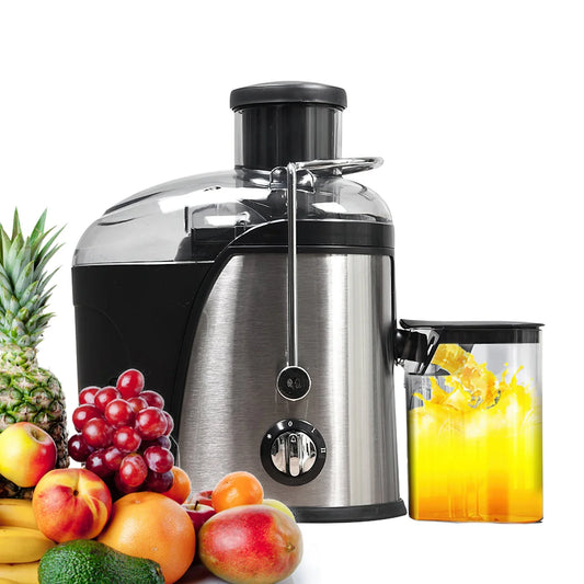 Estrattore di succo da 400 W, motore da 22000 giri/min con tramoggia larga 3" per frutta/verdura intera, spremiagrumi a 2 velocità, design facile da pulire