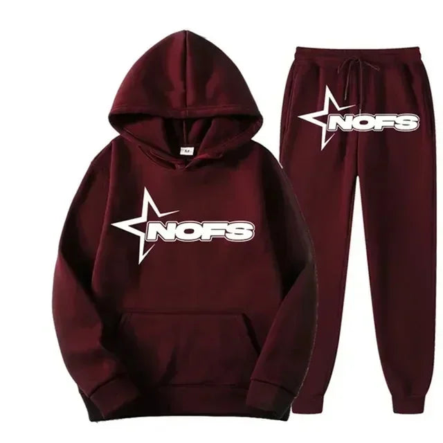 2025 uomo e donna della stessa tendenza moda felpa con cappuccio completo casual due pezzi giacca pantaloni marchio di moda stampa logo taglie S-3XL