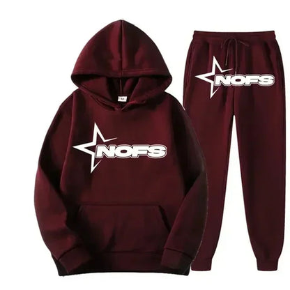 2025 uomo e donna della stessa tendenza moda felpa con cappuccio completo casual due pezzi giacca pantaloni marchio di moda stampa logo taglie S-3XL