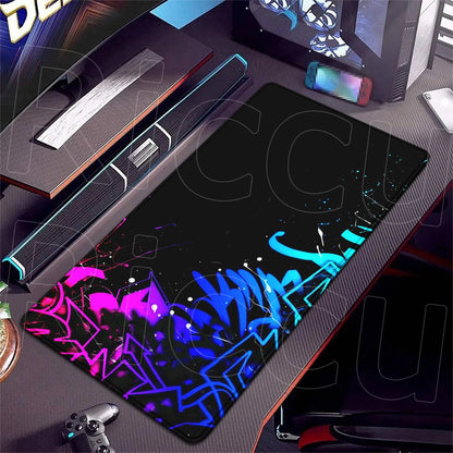 HD 400x900mm Street Graffiti Art Gaming Mouse Pad Table Pad Mousepad XXL Computer expand Rubber accessories Keyboard Desk mat