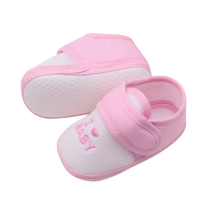 Scarpe per neonati, maschietti e femminucce, casual, antiscivolo, da ginnastica, per bambini piccoli, con motivo classico a lettere, suola morbida, primi passi, per neonati