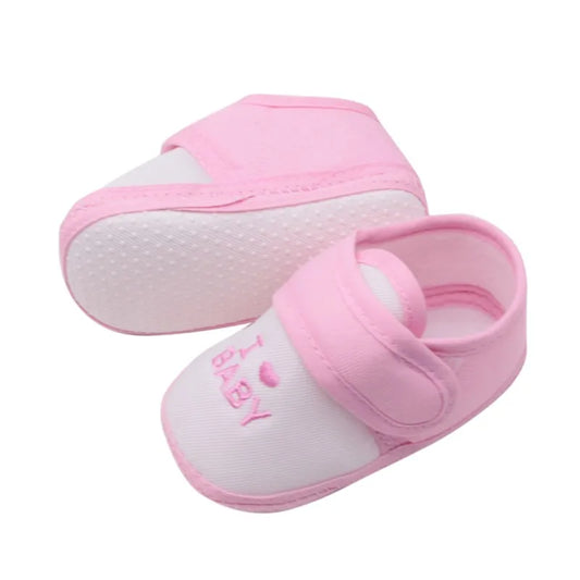 Scarpe per neonati, maschietti e femminucce, casual, antiscivolo, da ginnastica, per bambini piccoli, con motivo classico a lettere, suola morbida, primi passi, per neonati