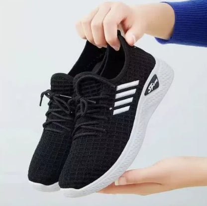 Scarpe da corsa da donna, scarpe da ginnastica per adulti, scarpe a rete, scarpe da ginnastica comode e morbide da donna, scarpe casual traspiranti