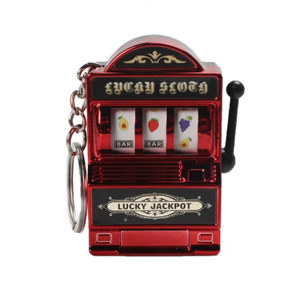 Portachiavi portafortuna, portachiavi jackpot, mini ciondolo da casinò, ciondolo per borsa, regalo originale per bambini e adulti