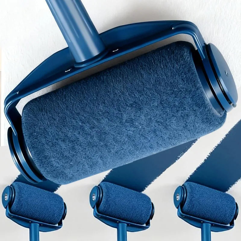 Refillable Paint Roller Brush Large Drum and Small Drum Handheld Paint Roller for Painting Room Walls Ceilings Floors Tools