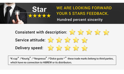 Macchina per caffè HiBREW 19 bar 4 in 1 calda e fredda capsule multiple espresso Cafetera Pod Coffee Maker Dolce Milk Nexpresso Powder H1A