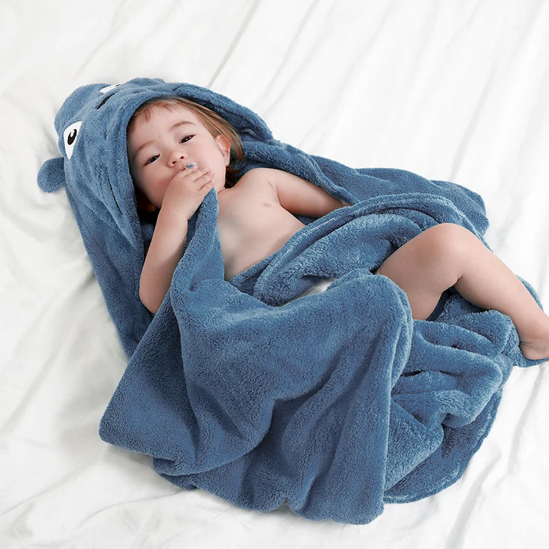 Asciugamani per neonati, accappatoio assorbente da doccia, asciugamano con cappuccio, accappatoio da bagno per bambini, poncho per bambini, articoli per neonati, coperte, fasce per neonati