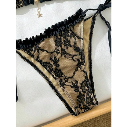 Bikini sexy in pizzo 2026, costumi da bagno da donna, costume da bagno femminile per nuoto, costumi da bagno, set bikini brasiliano, abbigliamento da spiaggia, bagnante da piscina