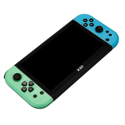 Console portatile Retro X80 con schermo HD da 7 pollici, compatibile con PSP e GBA, classica arcade portatile con 20000 giochi integrati.