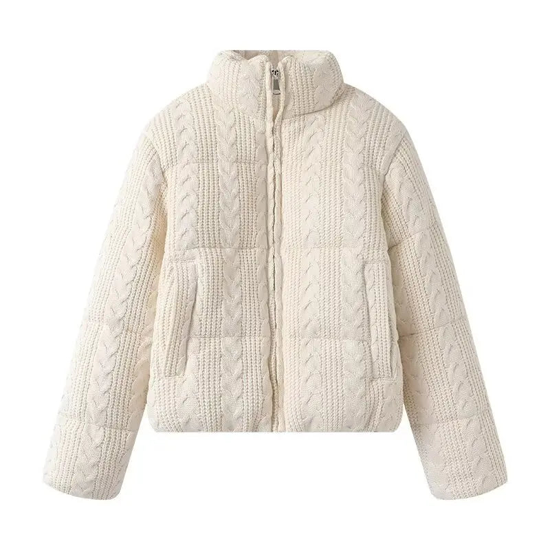 Jackets Women's Parkas Winter Coat Thick Warm Outwear Long Sleeve inszart Elegant Fashion With Zipper 2025 Casual Woman Jackets