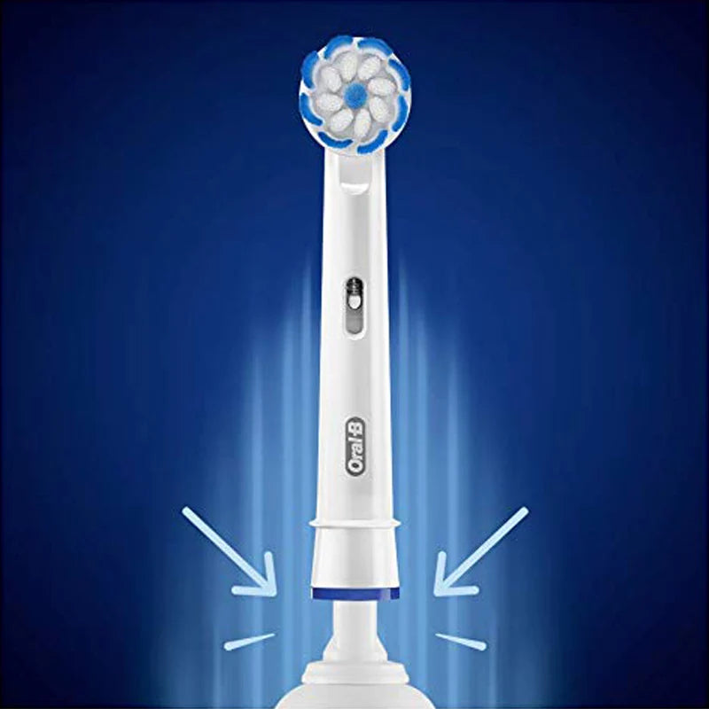 Oral-B EB60 Sensi Ultrathin Replacement Electric Toothbrush Heads Clean and Care Sensitive Original Refill Tooth Brush for Adult