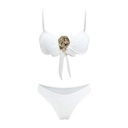Bikini Bandage Swimsuit High Waist Swimwear for Women Brazilian Bikini 3 Pcs Bathing Suits Summer Female