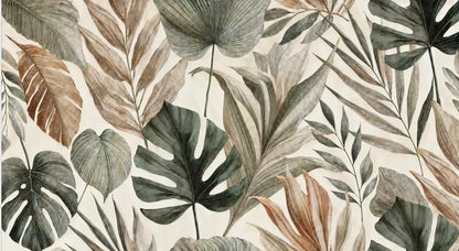 Nordic banana leaf jungle wallpaper Living room sofa bedroom background wall paper Tropical greenery photo wallpaper mural