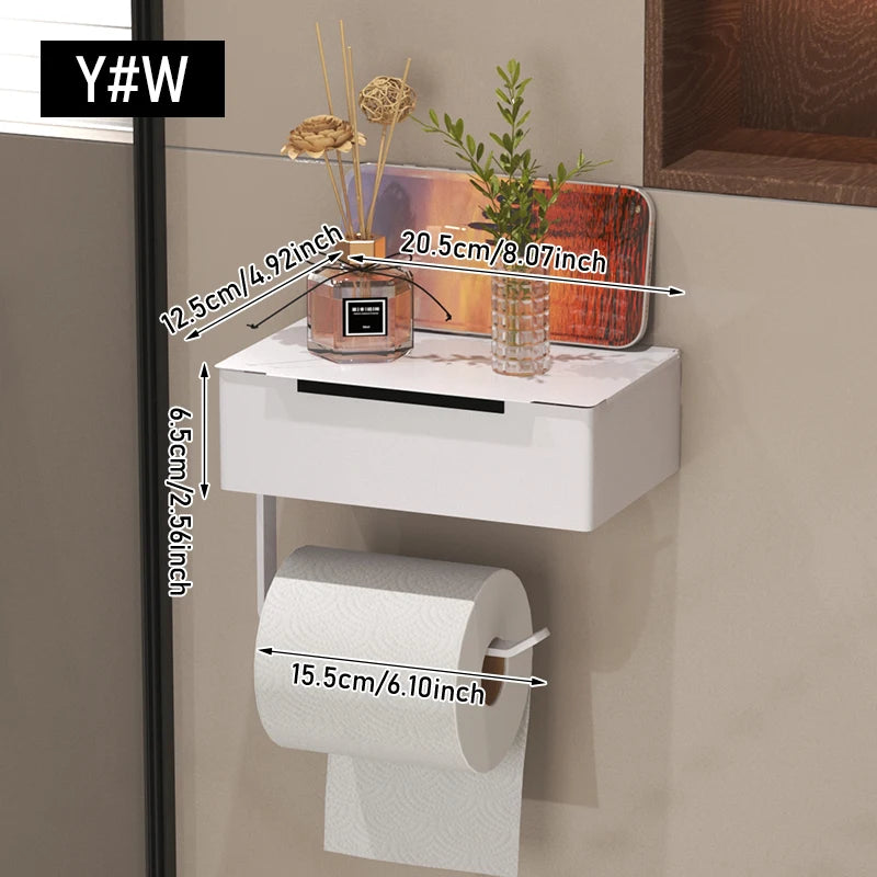 Roll paper holder, wet wipe tissue box, non perforated storage rack, tissue box, tissue holder