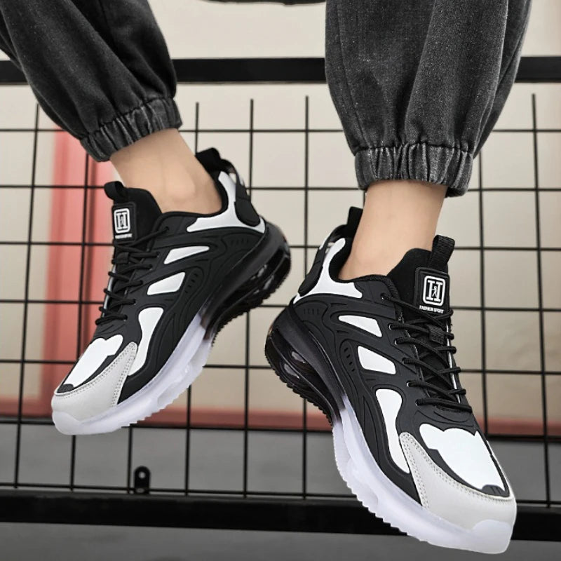 Scarpe da ginnastica da uomo in mesh, scarpe da passeggio da uomo, scarpe da tennis con lacci che aumentano l'altezza, scarpe da uomo resistenti, scarpe da uomo di alta qualità, Zapatillas De Deporte