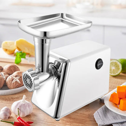 Tritacarne elettrico per impieghi gravosi con lame e piastre di macinazione, insaccatrice, piastre di macinazione per uso domestico
