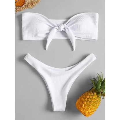 Slip bikini sexy da donna 2025, costume da bagno a vita bassa, tinta unita, perizoma, abbigliamento da spiaggia, costume da bagno brasiliano estivo