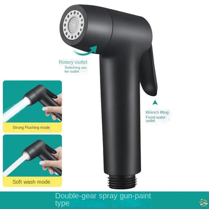 Two Modes Bidet Shower Sprinkler High pressure Gun Pressurized Nozzle Women's Bathroom Toilet Flushing Companion Accessories