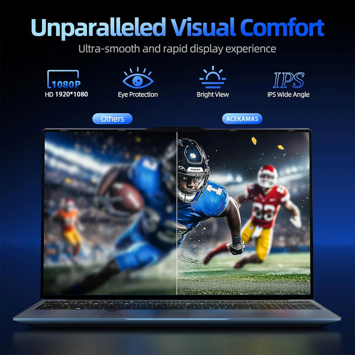 2026 ACEKAMAS Laptop da gioco da 15,6" Intel Core i9 10980HK IPS 4K Computer da gioco 16GB DDR4 1TB SSD M.2 Windows 11 Pro Notebook PC