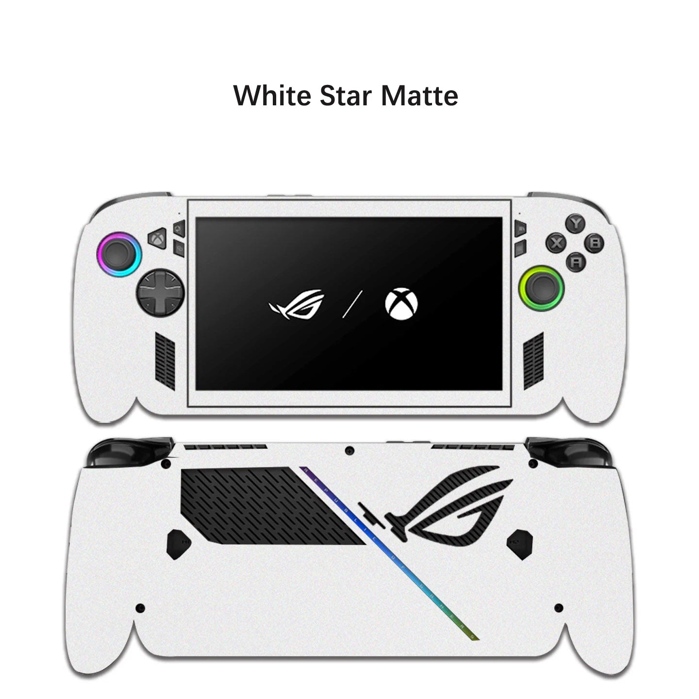 Pellicola protettiva pretagliata 1x Parte superiore + 1x Parte posteriore + Lati per Asus ROG XBOX ALLY X 7" Gen 2025 2024 2023