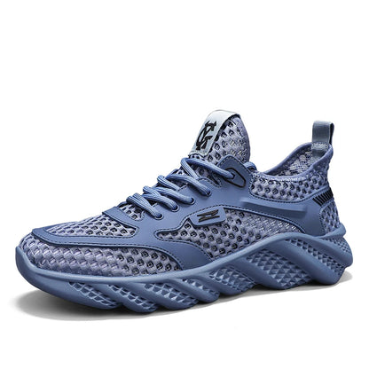 Scarpe da ginnastica da uomo alla moda, scarpe da corsa leggere, scarpe da ginnastica estive 2025 in mesh di marca, scarpe casual traspiranti, comode scarpe da tennis da uomo