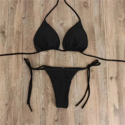Costume da bagno estivo da donna, bikini sexy, set bikini push-up con reggiseno imbottito e perizoma, due pezzi, costume da bagno da spiaggia, costumi da bagno sexy da donna