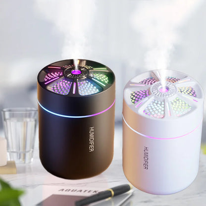 Mini umidificatore d'aria da 180 ml, diffusore di aromaterapia con oli essenziali, spray per aromaterapia, umidificatore silenzioso per casa, camera da letto e auto.